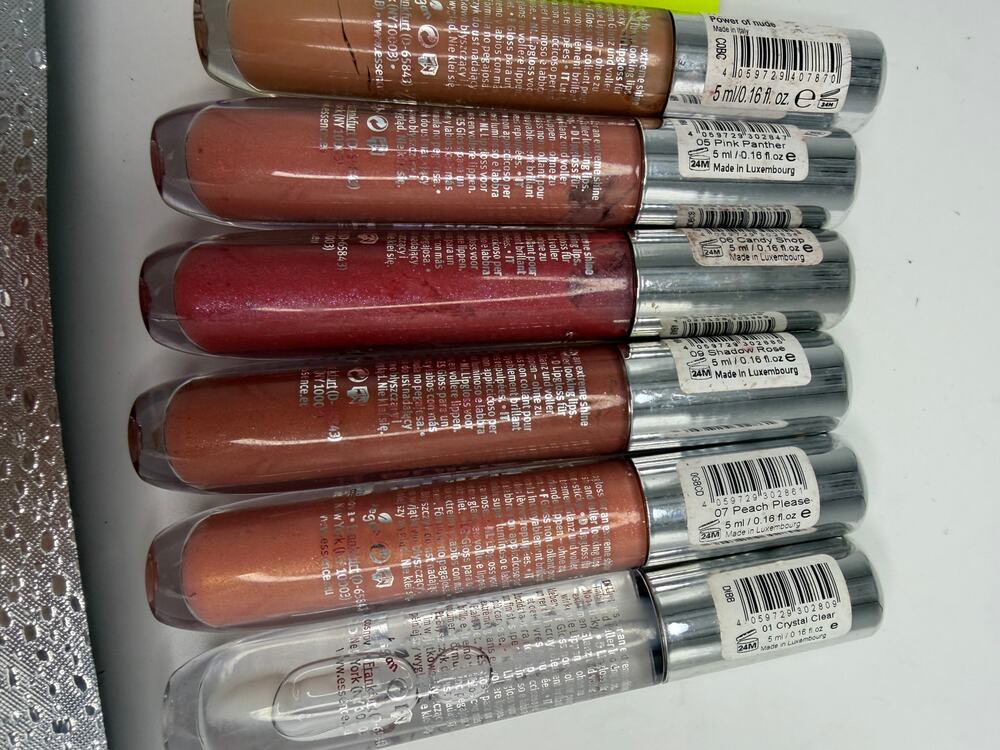 Essence Extreme Shine Volume Lip Gloss Lot of 6 Assorted Shades 5ml